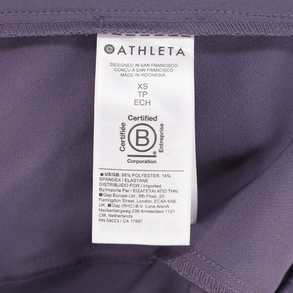NWT ATHLETA Stride Pant Wide-Leg Pull-On Relaxed Nightfall Purple Size XS - Picture 11 of 12